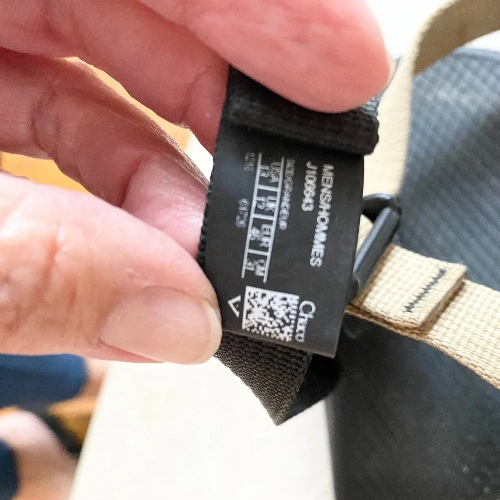 Chaco Z1 Classic Mens Sandals Black Tan Size M13 Adjustable Straps‎
